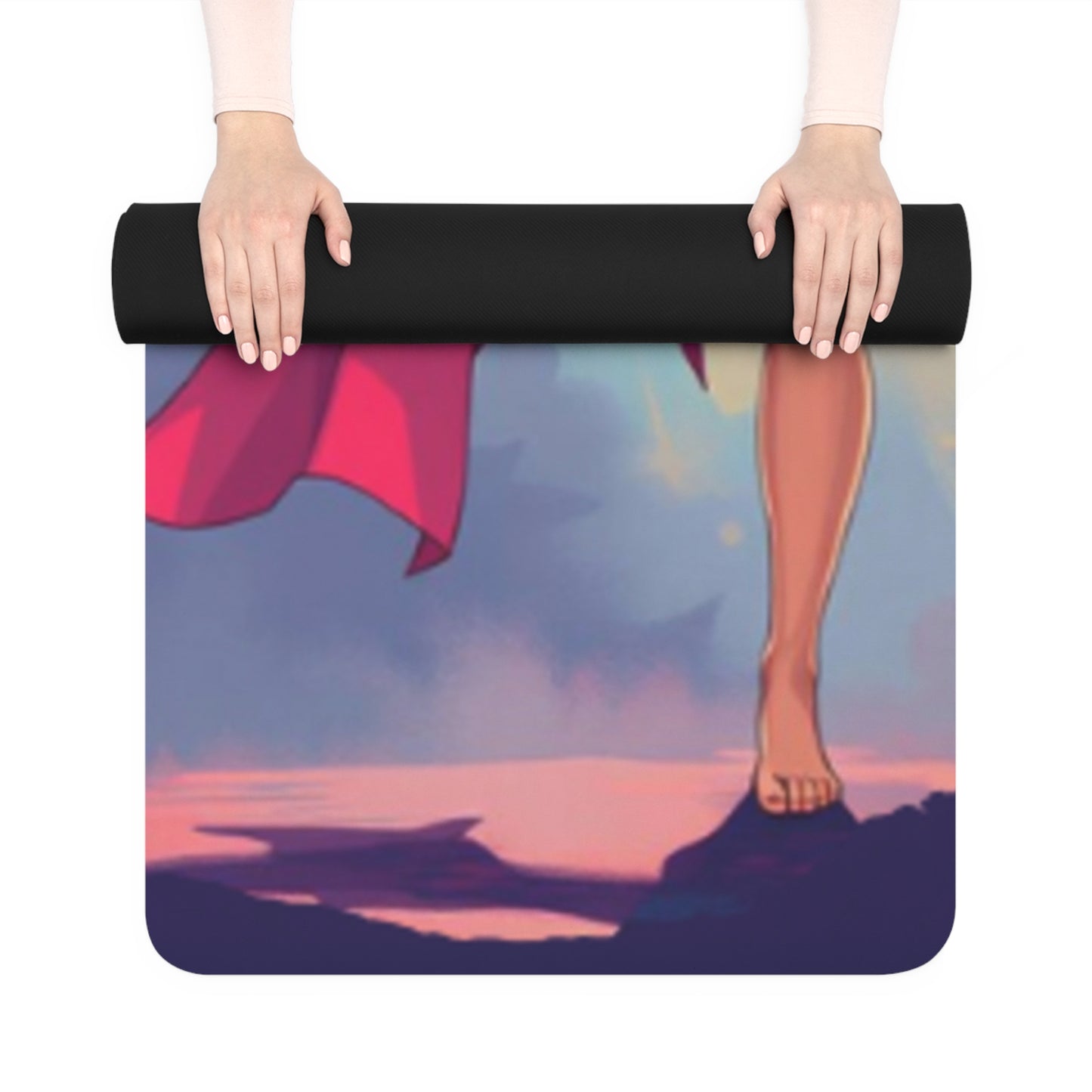 Lunar Arc Yoga Mat – 3mm Natural Rubber | ASANIME Arc Series