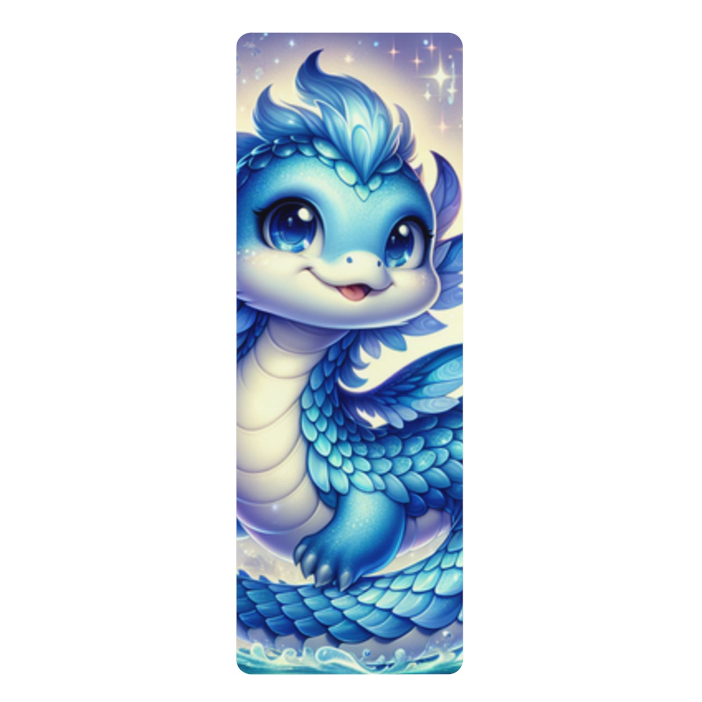 Cute Dragon Yoga Mat – 3mm Natural Rubber | ASANIME Arc Series