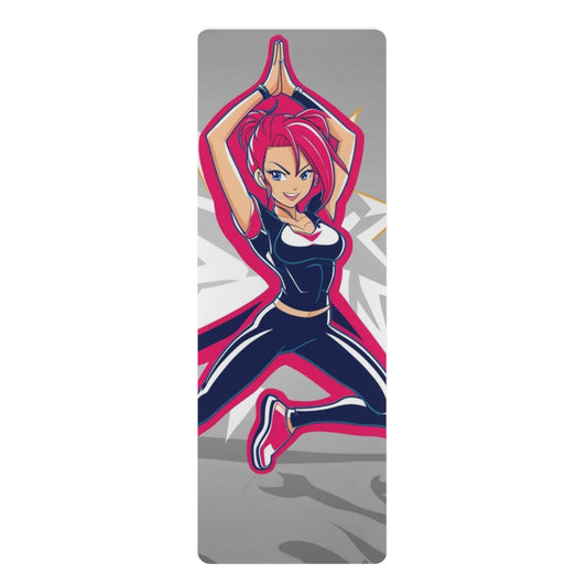 Fuchsia Force Yoga Mat – 3mm Natural Rubber | ASANIME Arc Series