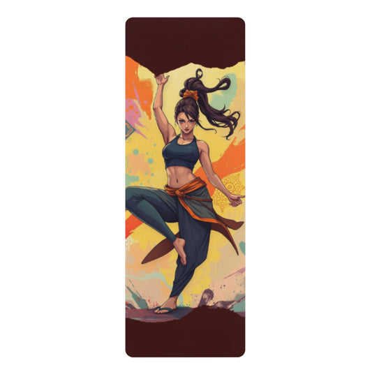 Grit Stance Yoga Mat – 3mm Natural Rubber | ASANIME Arc Series