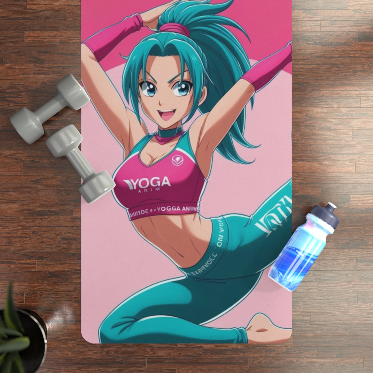 Kickback Pop Yoga Mat – 3mm Natural Rubber | ASANIME Arc Series