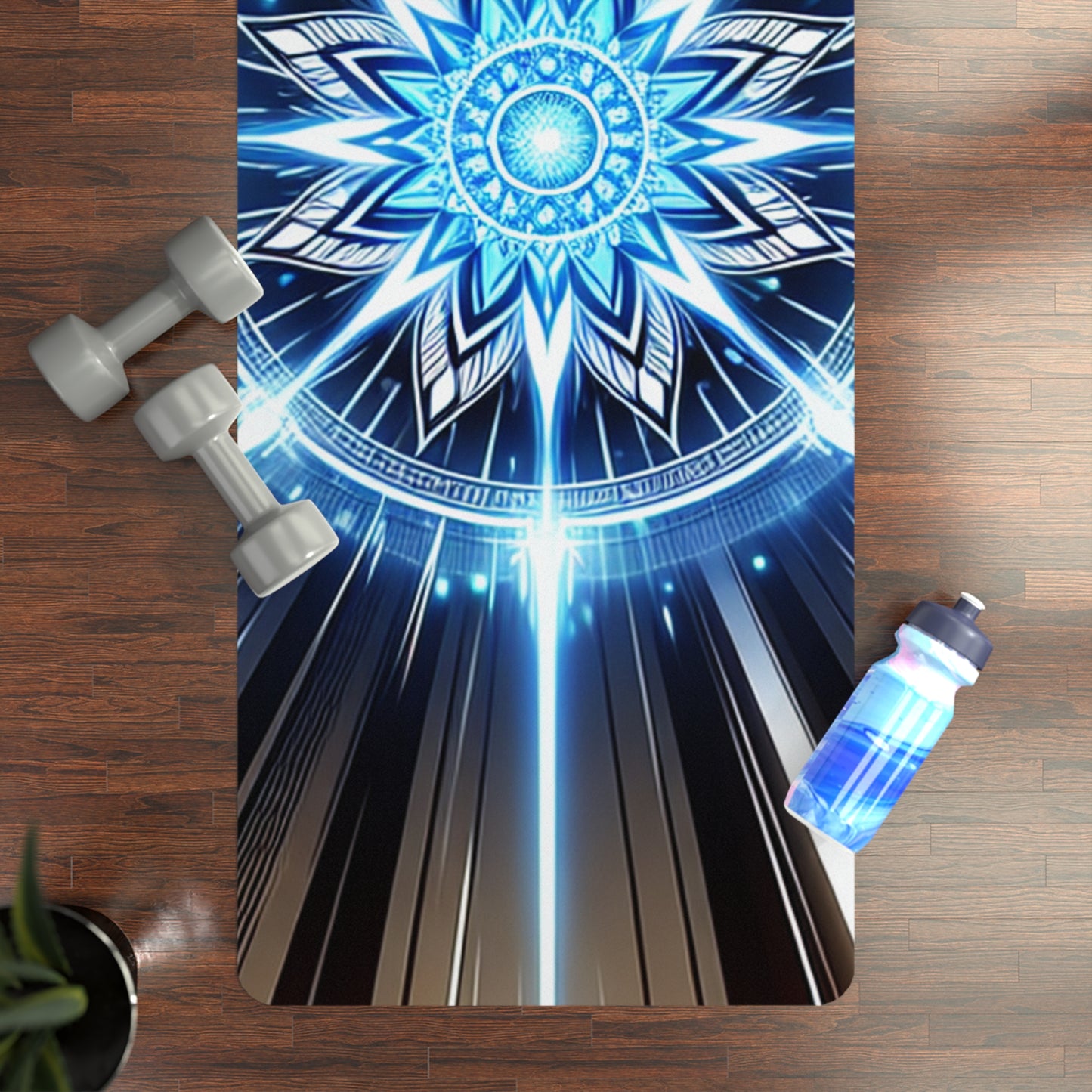Speed Burst Mandala Yoga Mat – 3mm Natural Rubber | ASANIME Arc Series