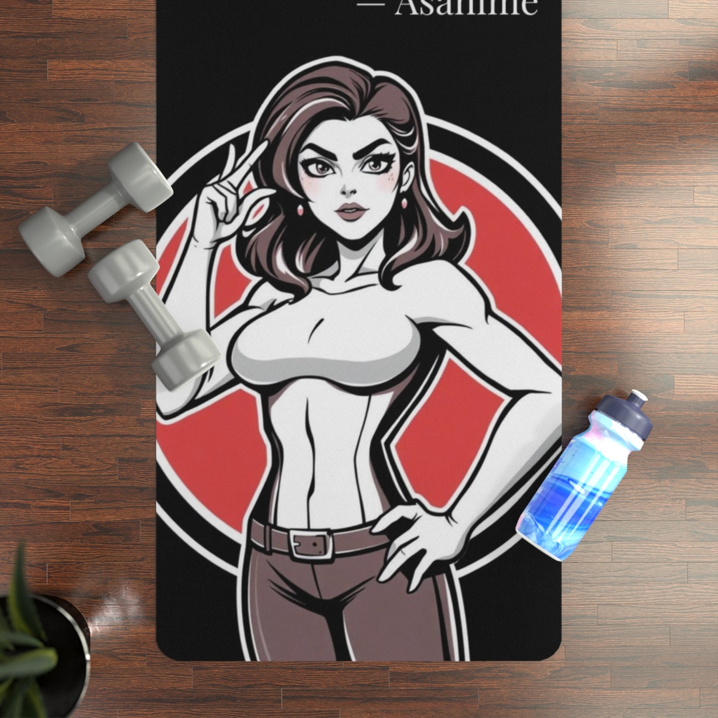I Become Yoga Mat – 3mm Natural Rubber | ASANIME Arc Series