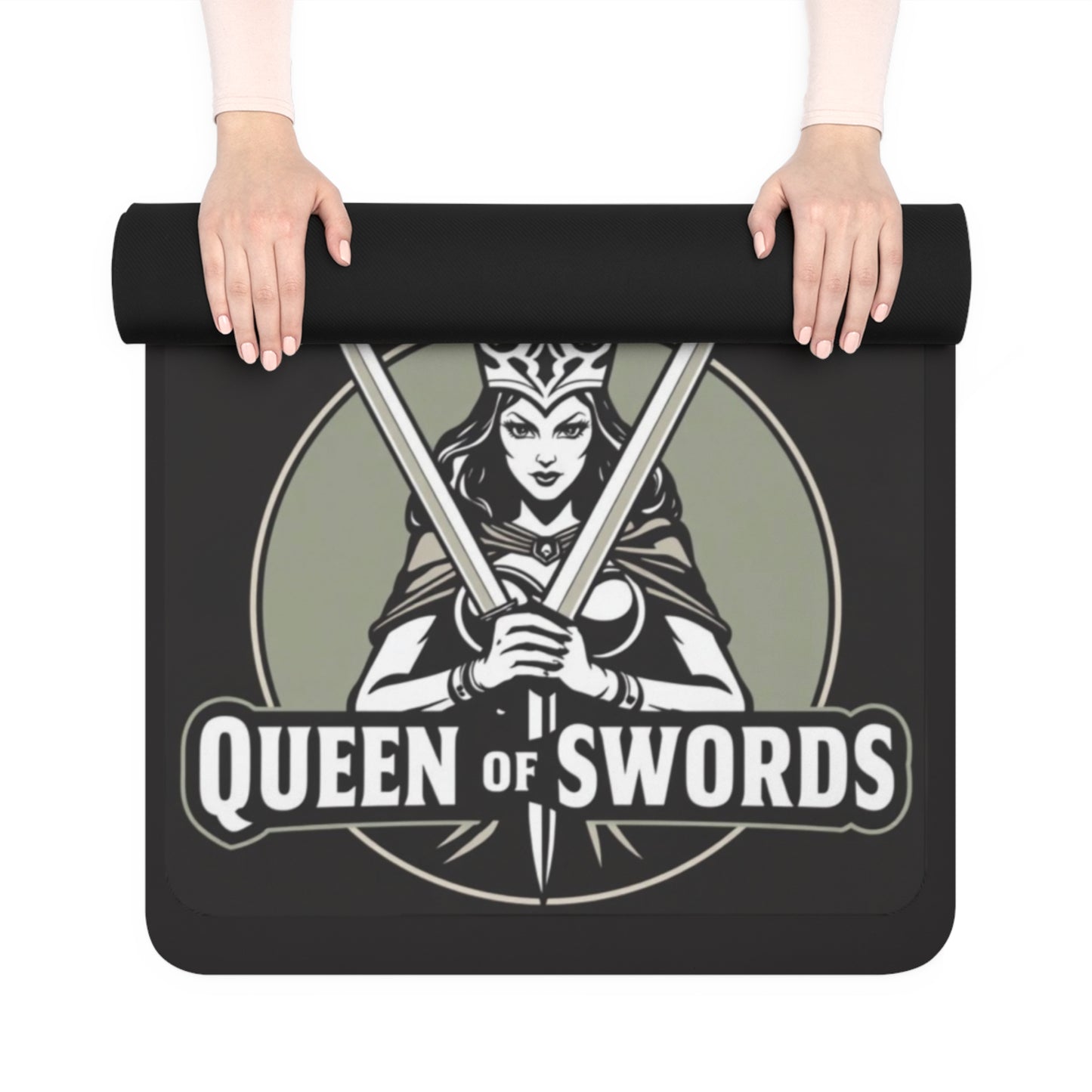 Queen of Swords Yoga Mat – 3mm Natural Rubber | ASANIME Arc Series