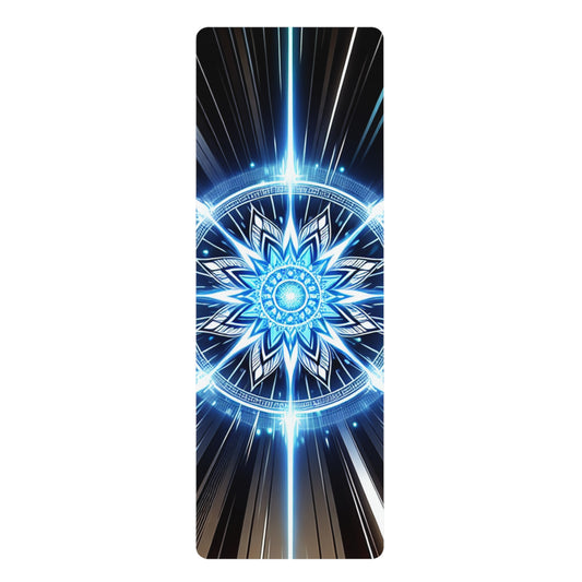 Speed Burst Mandala Yoga Mat – 3mm Natural Rubber | ASANIME Arc Series