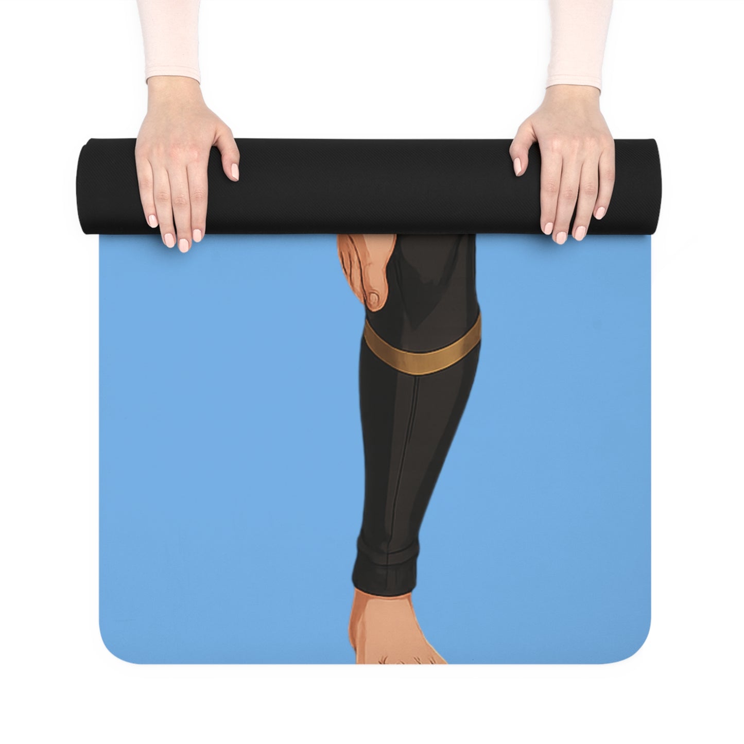 Celestial Gold Yoga Mat – 3mm Natural Rubber | ASANIME Arc Series