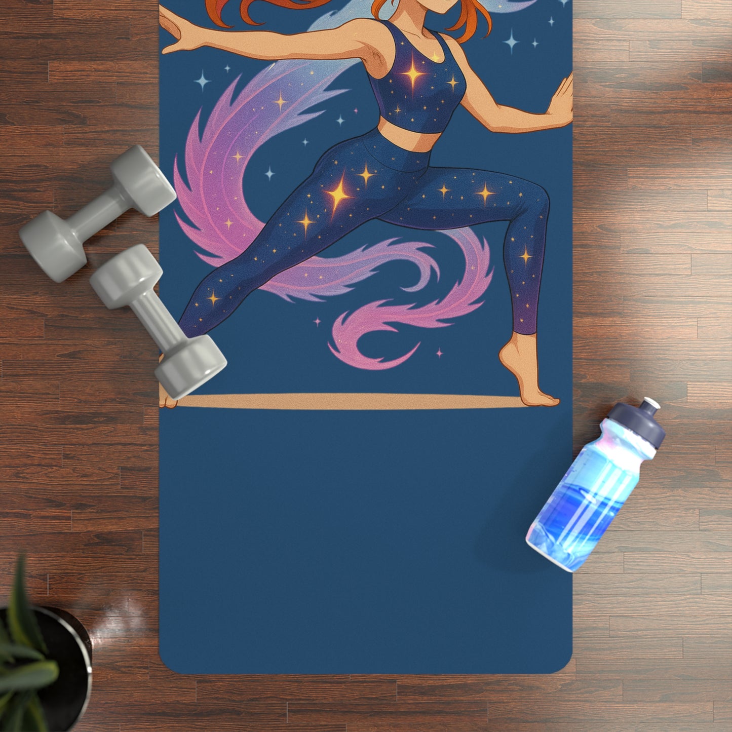 Cosmic Dragon Yoga Mat – 3mm Natural Rubber | ASANIME Arc Series