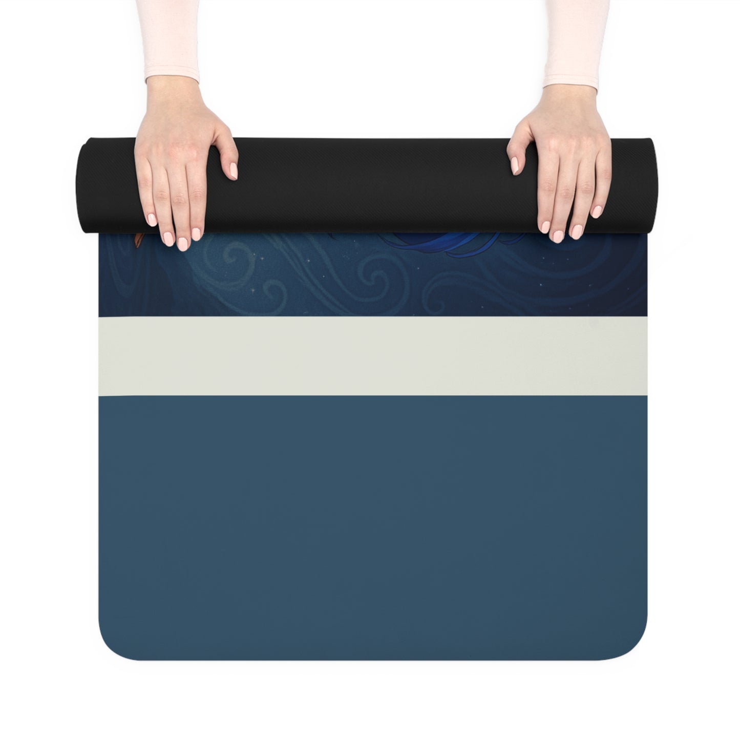 Veyla Celestial Focus Yoga Mat – 3mm Natural Rubber | ASANIME Arc Series