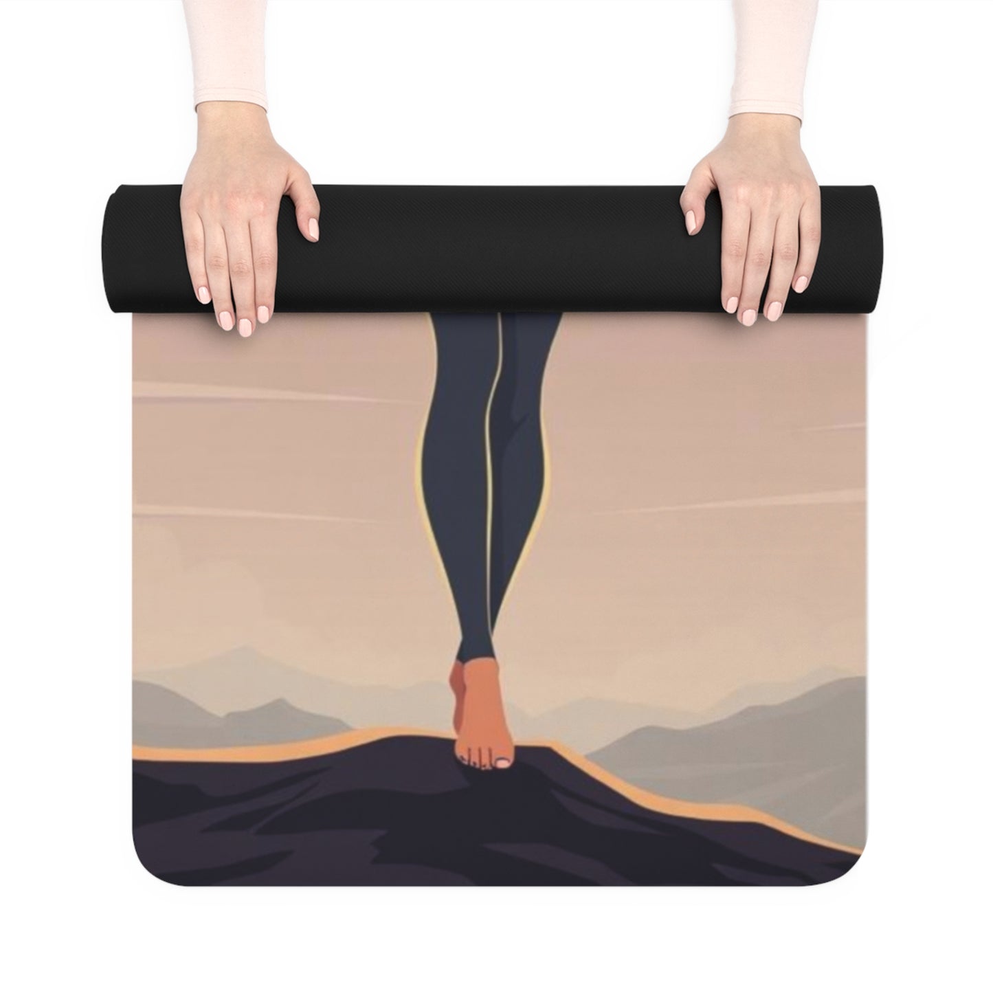 Mountain Soul Yoga Mat – 3mm Natural Rubber | ASANIME Arc Series