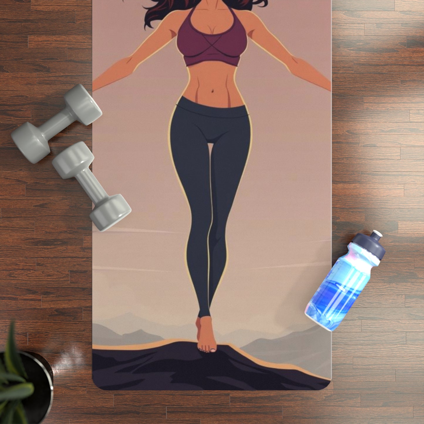 Mountain Soul Yoga Mat – 3mm Natural Rubber | ASANIME Arc Series