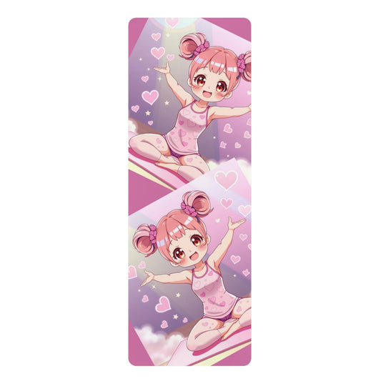 Bubble Beam Stretch Yoga Mat – 3mm Natural Rubber | ASANIME Arc Series