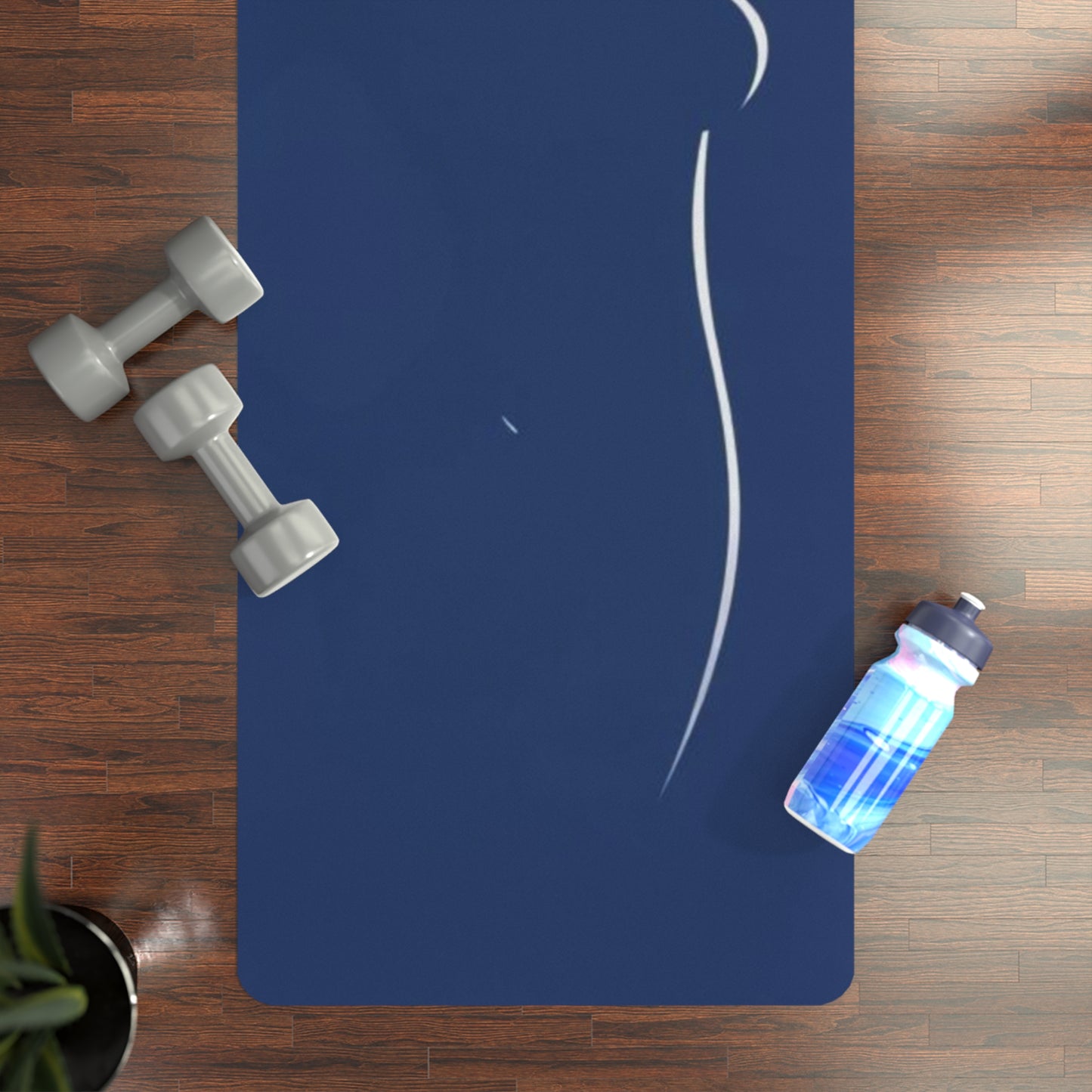 Midnight Curve Yoga Mat – 3mm Natural Rubber | ASANIME Arc Series