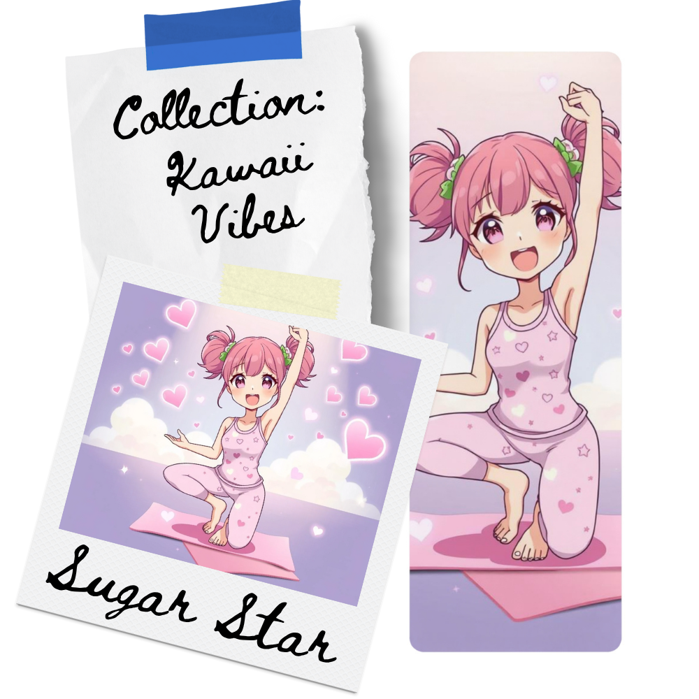 Sugar Star Pose Yoga Mat – 3mm Natural Rubber | ASANIME Arc Series