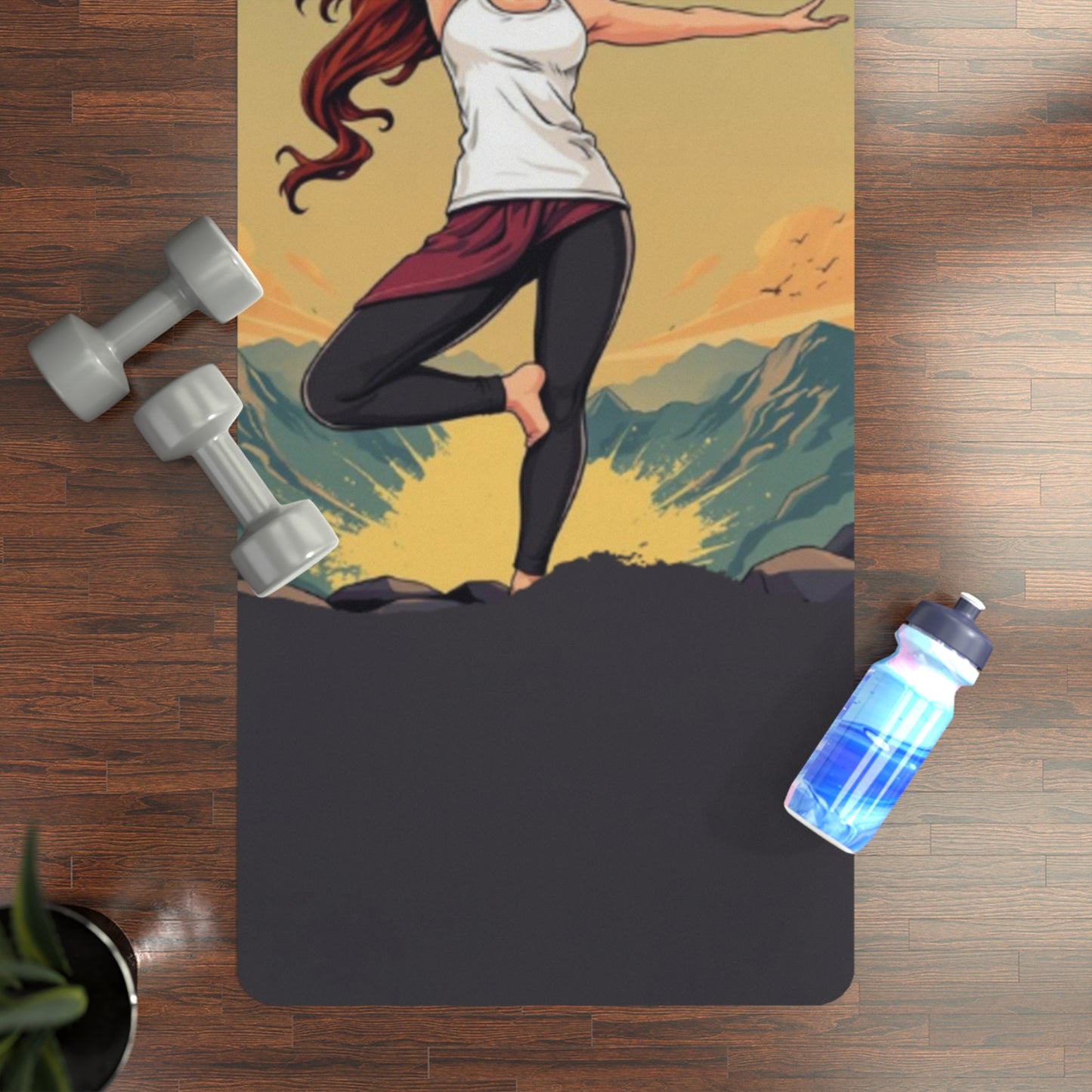 Dawn Pulse Yoga Mat – 3mm Natural Rubber | ASANIME Arc Series