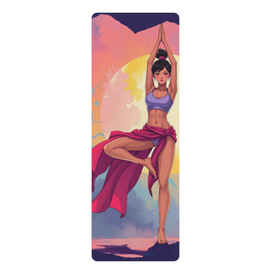 Lunar Arc Yoga Mat – 3mm Natural Rubber | ASANIME Arc Series