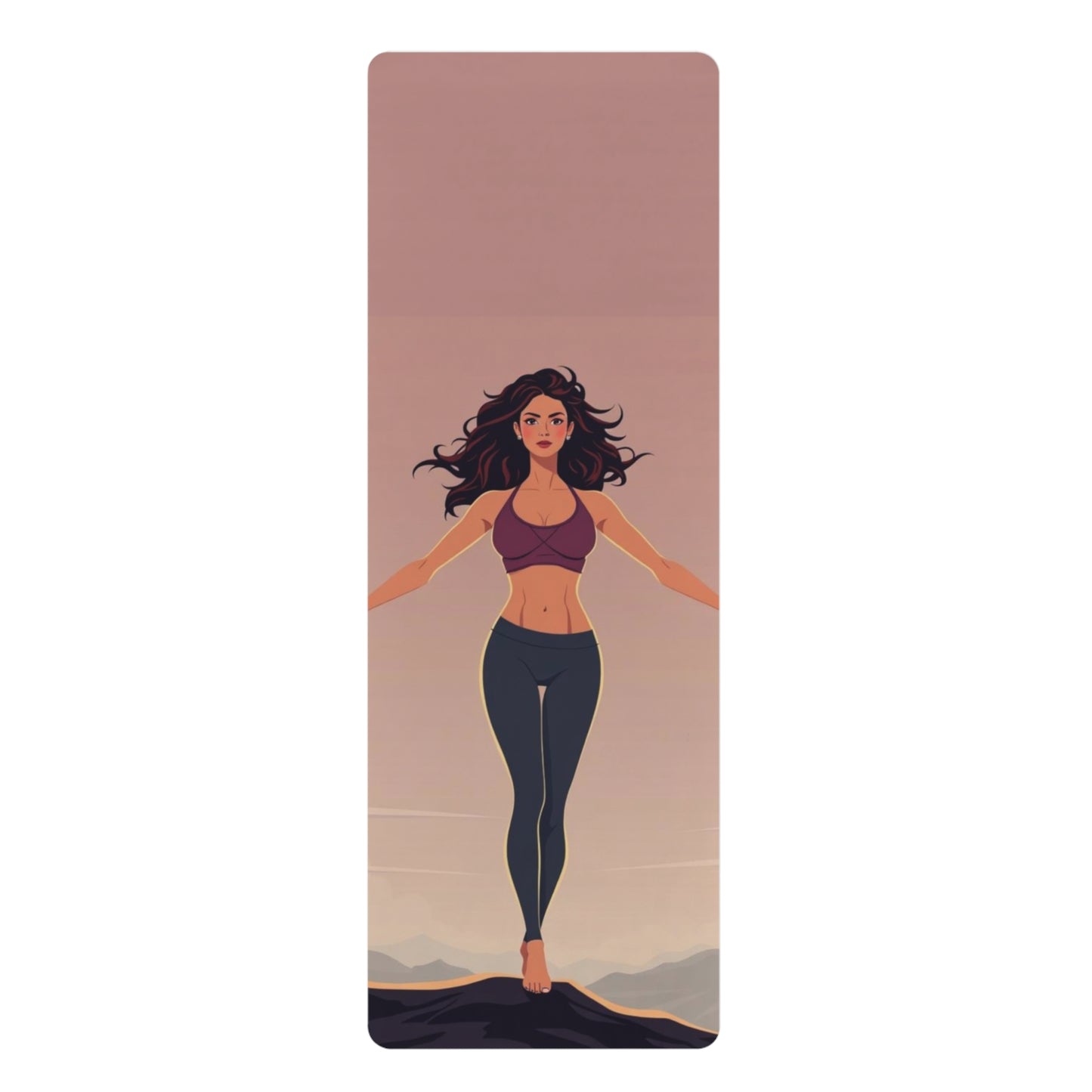 Mountain Soul Yoga Mat – 3mm Natural Rubber | ASANIME Arc Series