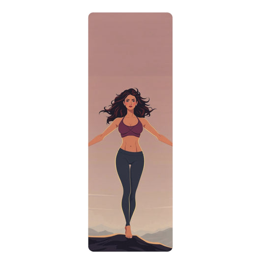 Mountain Soul Yoga Mat – 3mm Natural Rubber | ASANIME Arc Series
