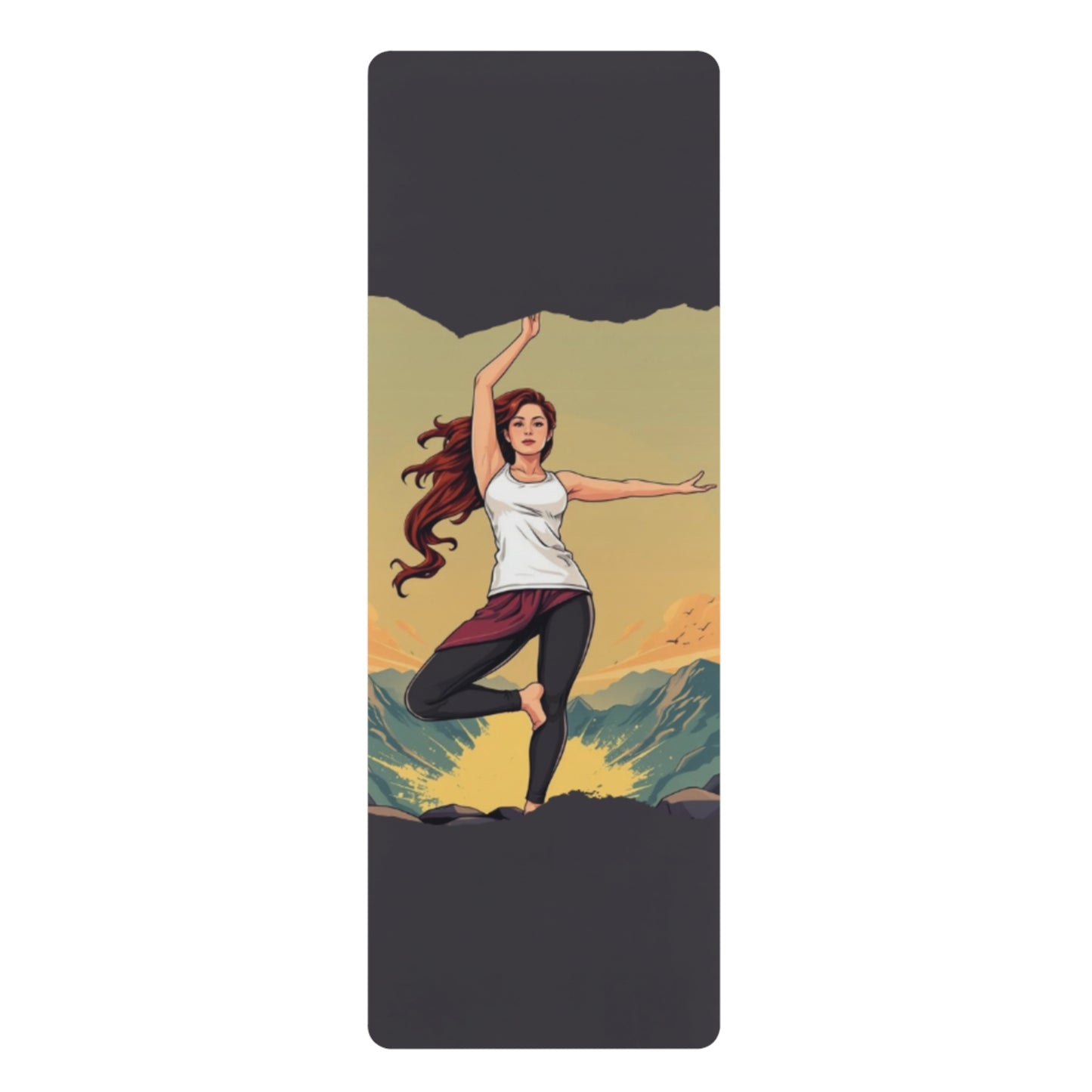 Dawn Pulse Yoga Mat – 3mm Natural Rubber | ASANIME Arc Series