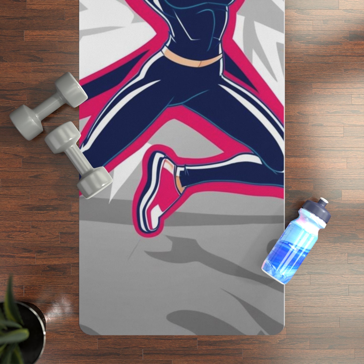 Fuchsia Force Yoga Mat – 3mm Natural Rubber | ASANIME Arc Series