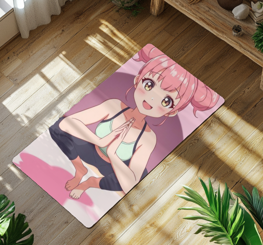 Blushbreaker Yoga Mat – 3mm Natural Rubber | ASANIME Arc Series