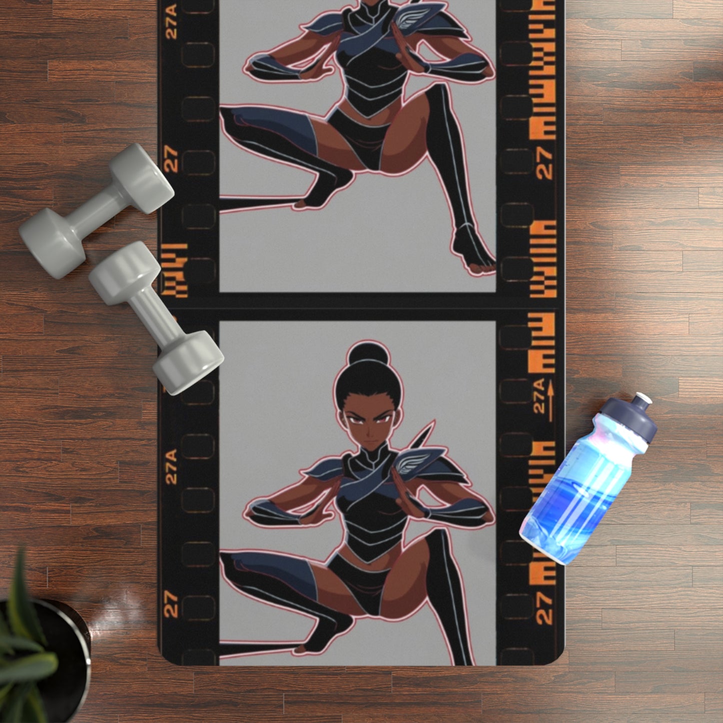 Steel Frame Yoga Mat – 3mm Natural Rubber | ASANIME Arc Series