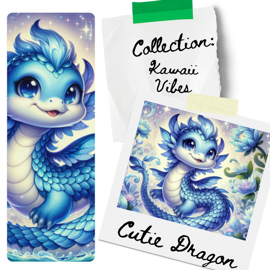 Cute Dragon Yoga Mat – 3mm Natural Rubber | ASANIME Arc Series