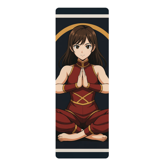 Resolute Flame Yoga Mat – 3mm Natural Rubber | ASANIME Arc Series